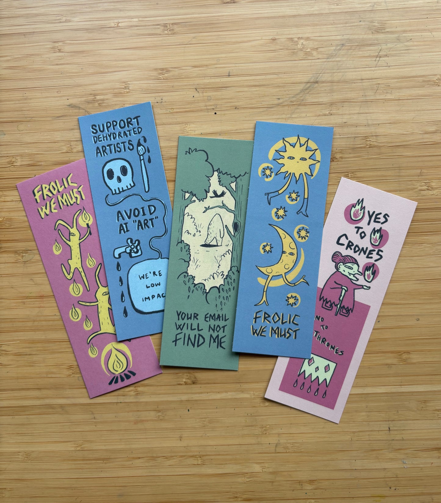 Support Dehydrated Artists - bookmark