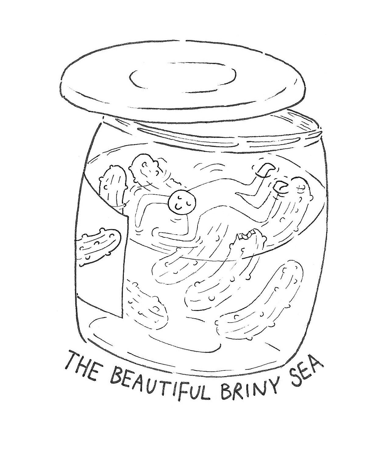 Beautiful Briny Sea (postcard)