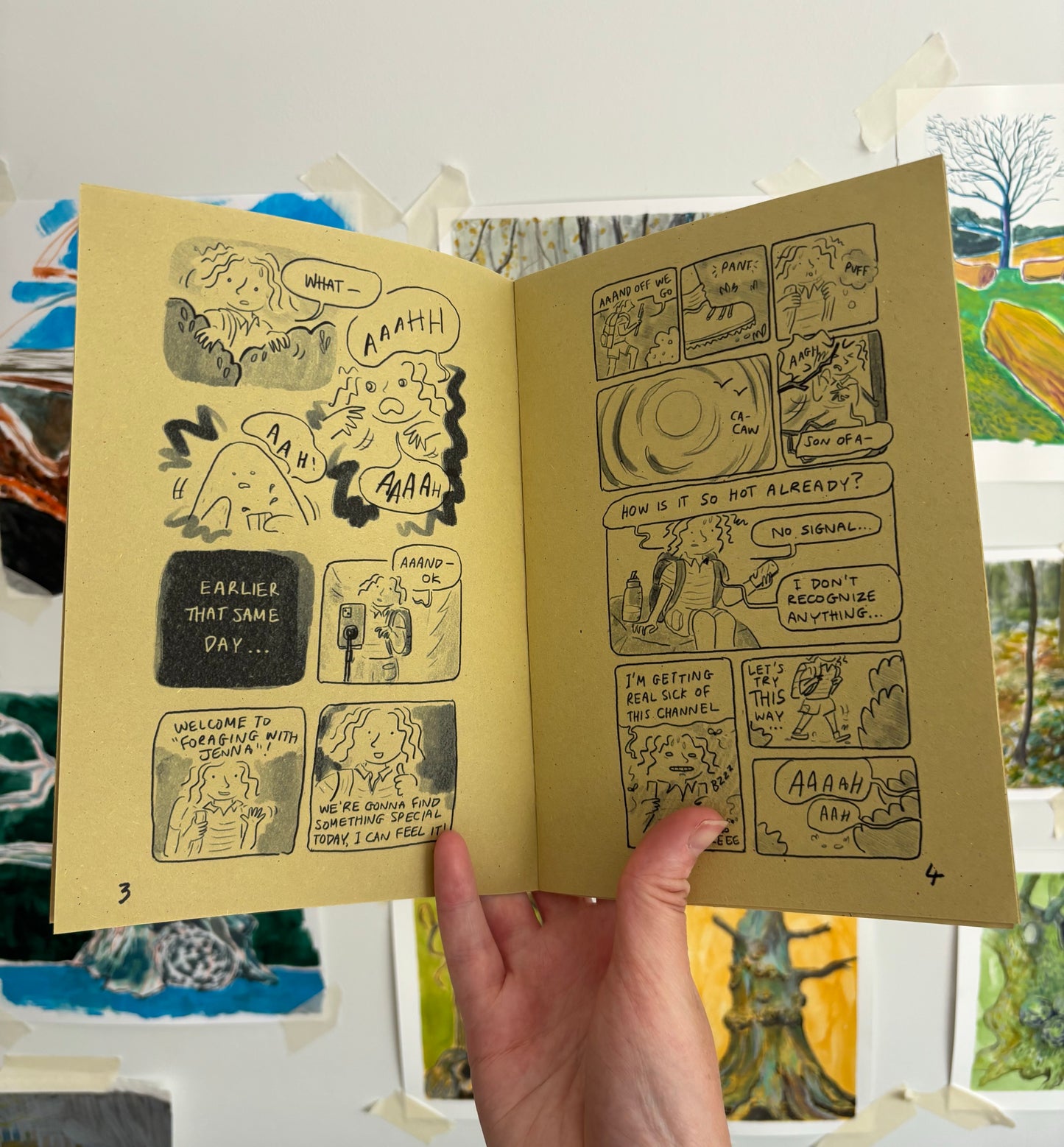 Crow & Craig: "Foraging for Fame" - zine
