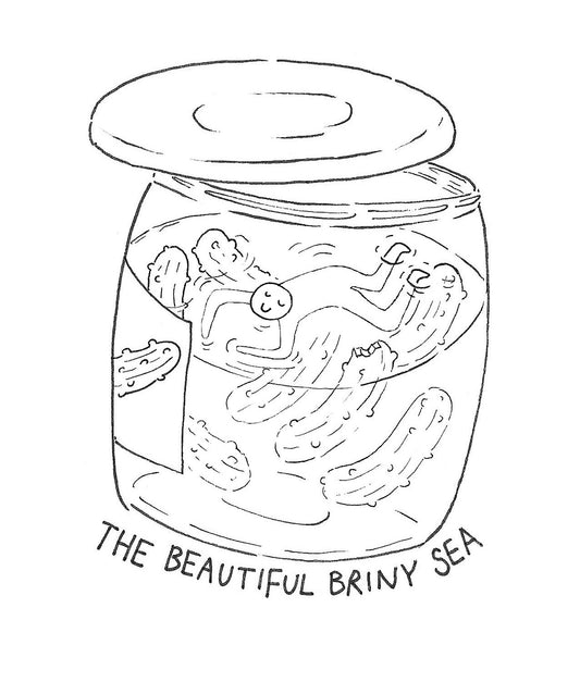 Beautiful Briny Sea (postcard)