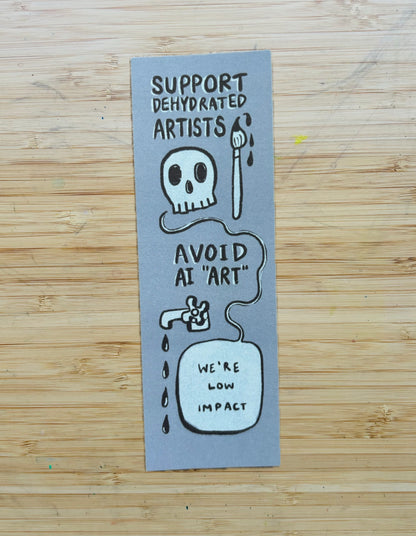 Support Dehydrated Artists - bookmark