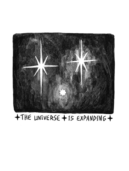 The Universe is Expanding (greeting card)