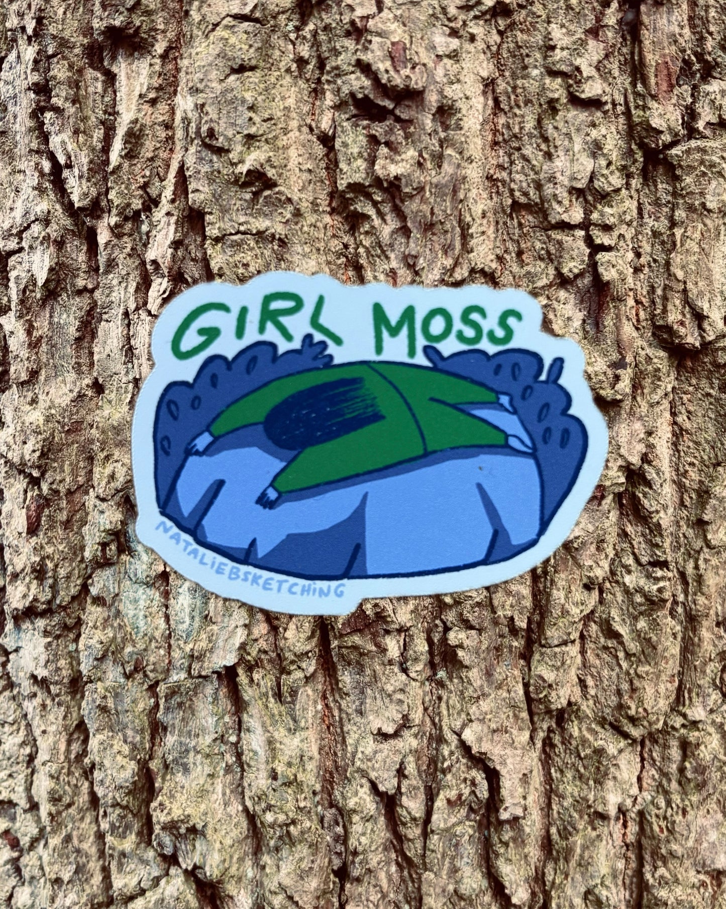 Girl Moss - Sticker