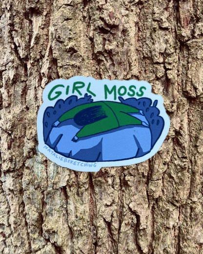 Girl Moss - Sticker