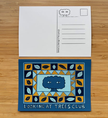 Looking at Trees Club - Postcard