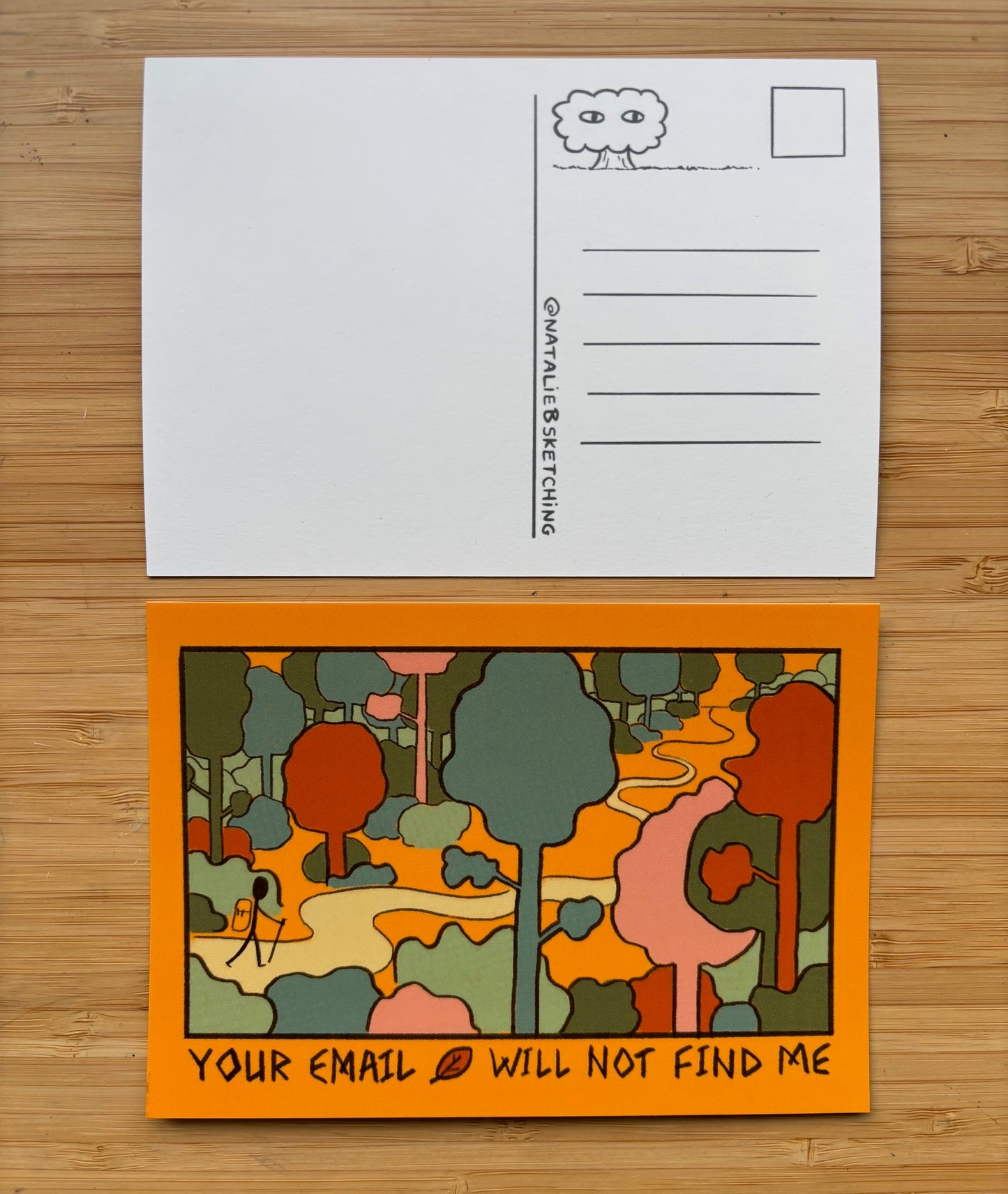 Woods Escape - Postcard