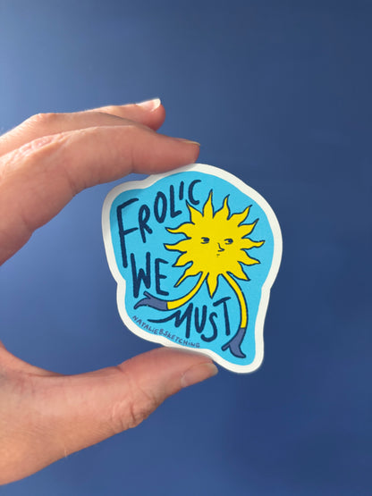 Leggy Sun (Frolic We Must) - Sticker