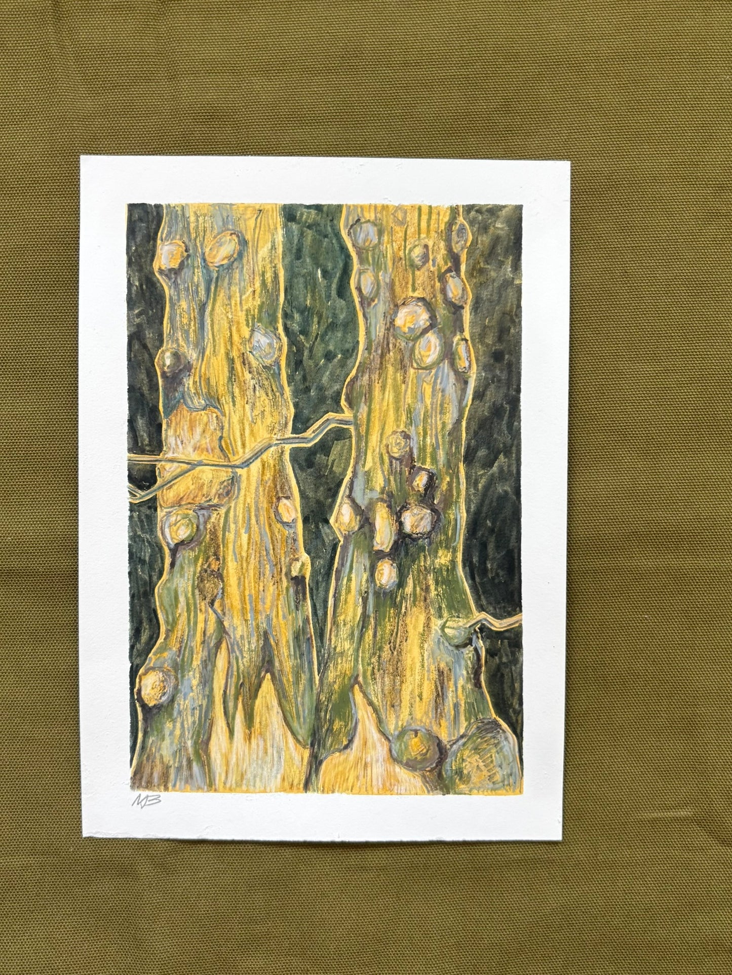 A Beautiful Pair - Mixed Media, 24cm x 17cm