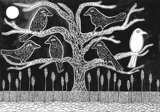 The Ghost Crow (print, 12x8")